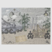 Pfeifenorgel-Luftschloss Seidenpapier (Vorderseite)