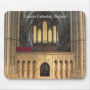 Pfeifenorgel mousepad Lincoln-Kathedrale