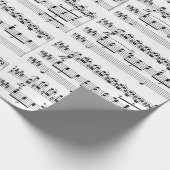 Pfeifenorgelmusik Geschenkpapier (Ecke)