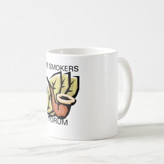 Pfeifenraucher-Forum-Kaffee-Tasse Kaffeetasse (VorderseiteRechts)