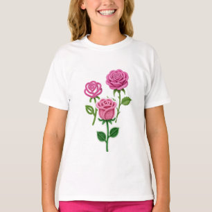 Pfeifenreiniger-Blume T-Shirt