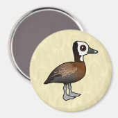 Pfeifente Magnet (Vorderseite/Rückseite)