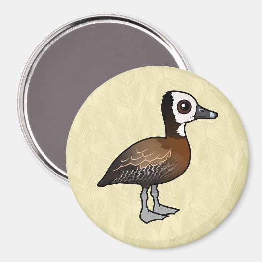 Pfeifente Magnet (Vorderseite/Rückseite)