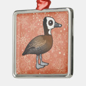 Pfeifente Ornament Aus Metall (Links)