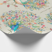 Pfeifenwappapier Geschenkpapier (Ecke)