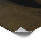 Pfeifer - Anordnung in Schwarz und Gold Poster (Ecke)