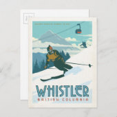 Pfeifer, British Columbia Postkarte (Vorne/Hinten)