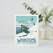 Pfeifer, British Columbia Postkarte (Stehend Vorderseite)