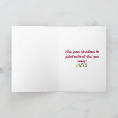 Pfeifer-Gebirgsweihnachten Feiertagskarte (Innenseite)