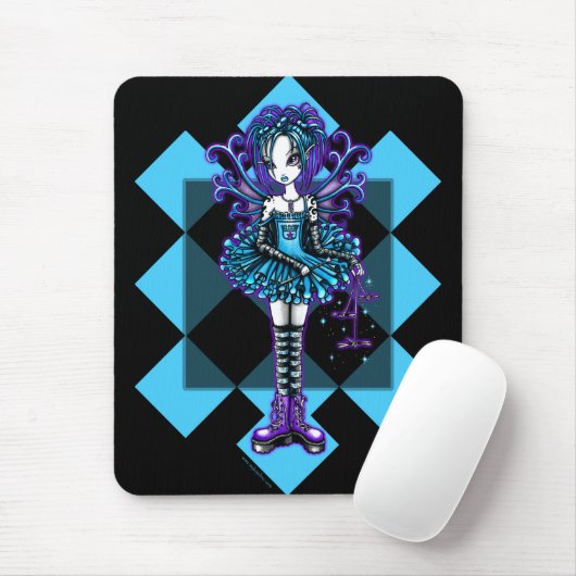"Pfeifer-" Harlekin-Libellen-Fee Mousepad (Mit Mouse)