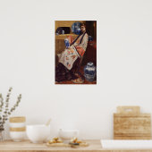 Pfeifer - Lila und Rose Poster (Küche)