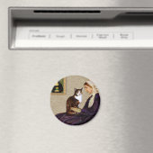 Pfeifer Mutter - Calico Katze Magnet (In Situ (Geschirrspüler))
