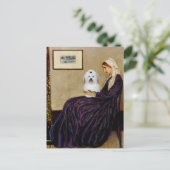 Pfeifer Mutter - Coton de Tulear 2 Postkarte (Stehend Vorderseite)