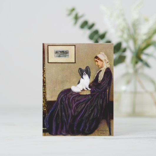 Pfeifer Mutter - Papillon 1 Postkarte (Stehend Vorderseite)