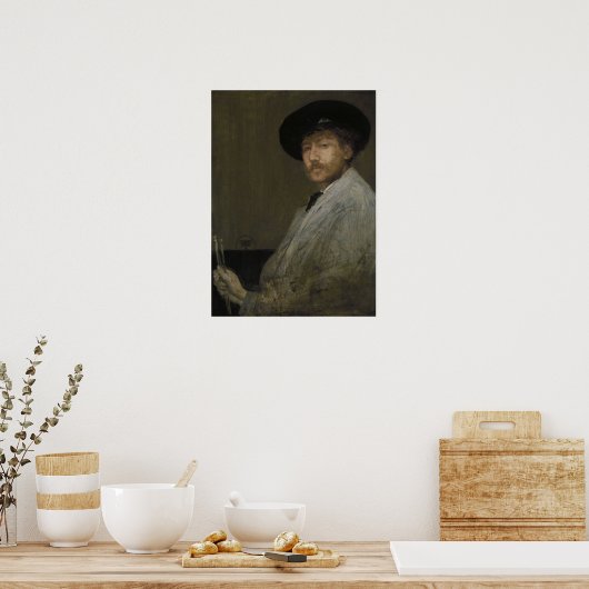 Pfeifer - Selbstportrait Poster (Küche)