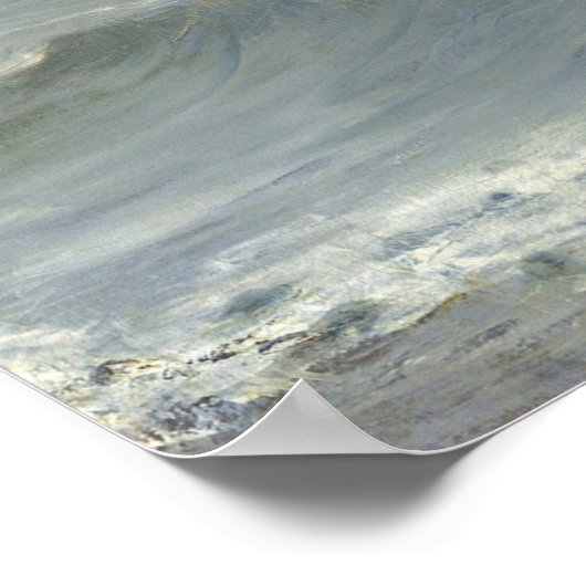 Pfeifer - Symphonie in Grau und Grün im Ozean Poster (Ecke)