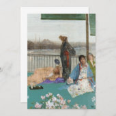 Pfeifer - Variationen in Farbe und Grün Dankeskarte (Vorne/Hinten)