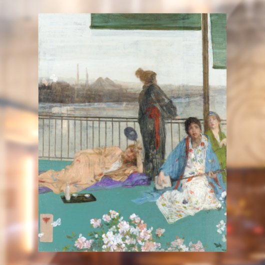 Pfeifer - Variationen in Farbe und Grün Fensteraufkleber (Blatt 2)