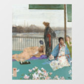 Pfeifer - Variationen in Farbe und Grün Fensteraufkleber (Blatt)