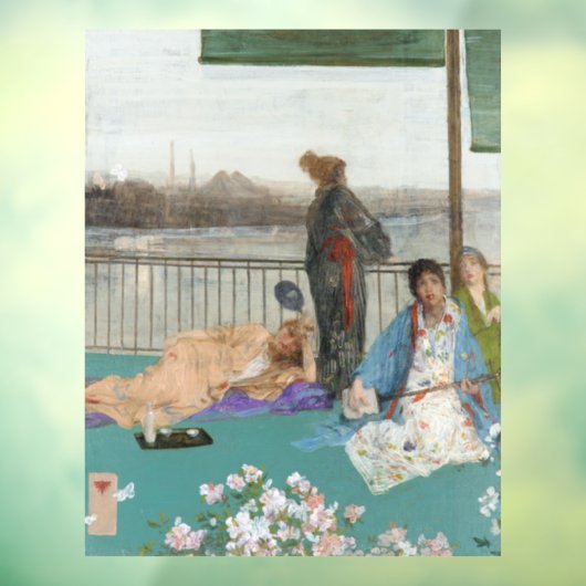 Pfeifer - Variationen in Farbe und Grün Fensteraufkleber (Blatt 3)