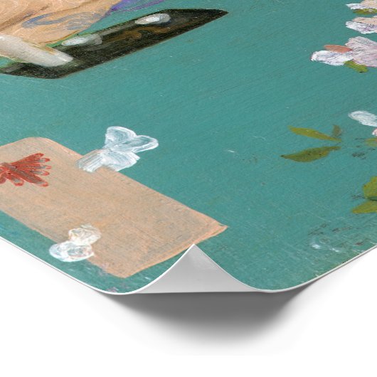 Pfeifer - Variationen in Farbe und Grün Poster (Ecke)