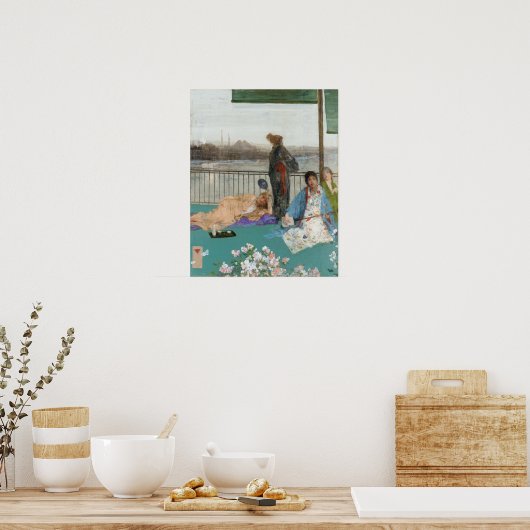 Pfeifer - Variationen in Farbe und Grün Poster (Küche)