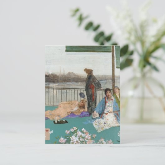 Pfeifer - Variationen in Farbe und Grün Postkarte (Stehend Vorderseite)