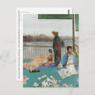 Pfeifer - Variationen in Farbe und Grün Postkarte