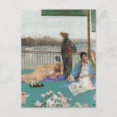 Pfeifer - Variationen in Farbe und Grün Postkarte (Vorderseite)