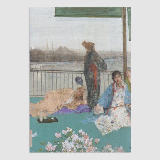 Pfeifer - Variationen in Farbe und Grün Seidenpapier