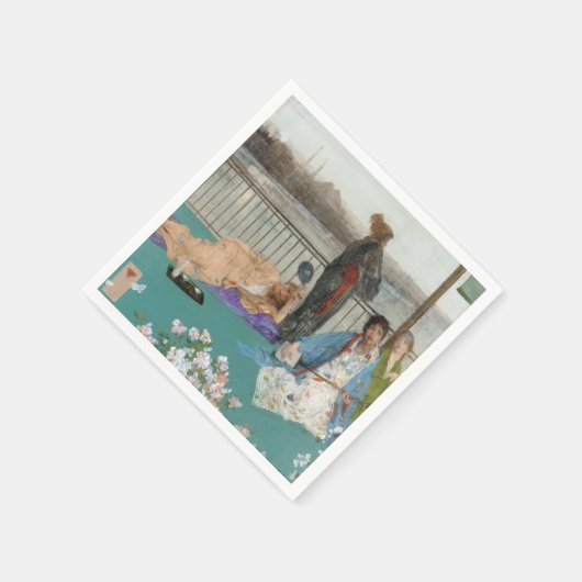 Pfeifer - Variationen in Farbe und Grün Serviette (Ecke)