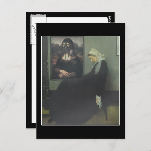 Pfeifermutter got Gassed Postkarte (Vorne/Hinten)