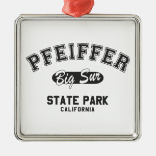 Pfeiffer Big Sur Staat Park, Kalifornien Ornament Aus Metall