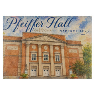 Pfeiffer Hall Theater Naperville Illinois Souvenir Schneidebrett