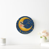 Pfeifmond Runde Wanduhr (Zuhause)