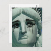 Pfeifstatue Postkarte (Vorne/Hinten)