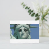 Pfeifstatue Postkarte (Stehend Vorderseite)