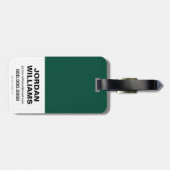 Pfeil | Atmen Aim Feuer Gepäckanhänger (Rückseite horizontal)