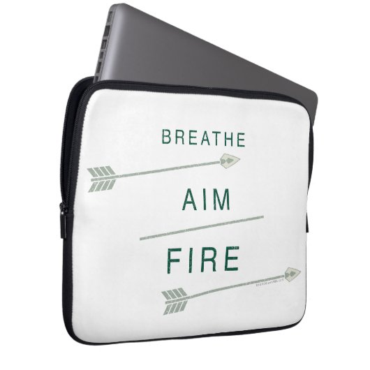 Pfeil | Atmen Aim Feuer Laptopschutzhülle (Vorne Rechts)
