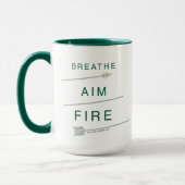 Pfeil | Atmen Aim Feuer Tasse (Links)