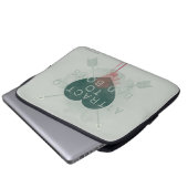 Pfeil | "Attracted to Bad Boys" durchbohrtes Herz Laptopschutzhülle (Vorne Knopf)