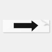 Pfeil-Autoaufkleber Autoaufkleber (Vorne)