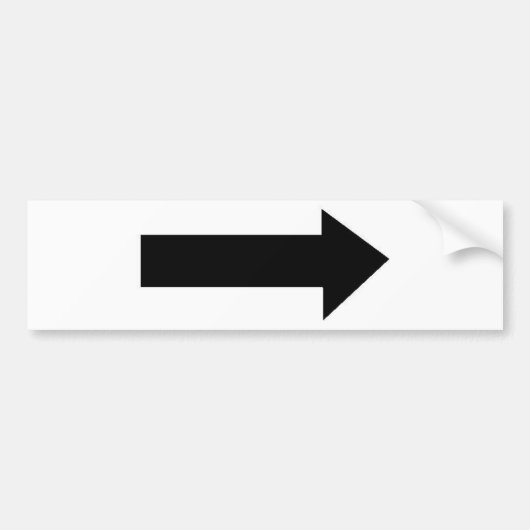 Pfeil-Autoaufkleber Autoaufkleber (Vorne)