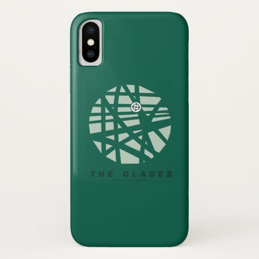 Pfeil | Die Stadtkarte von Glades Case-Mate iPhone Hülle (Rückseite)