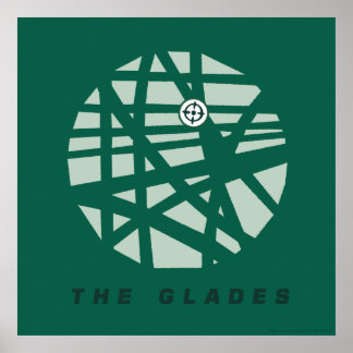 Pfeil | Die Stadtkarte von Glades Poster