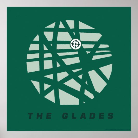 Pfeil | Die Stadtkarte von Glades Poster (Vorne)