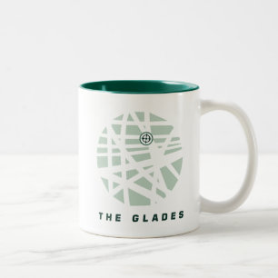 Pfeil   Die Stadtkarte von Glades Zweifarbige Tasse