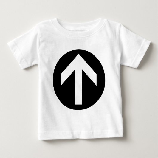 Pfeil-Diskette Baby T-shirt (Vorderseite)