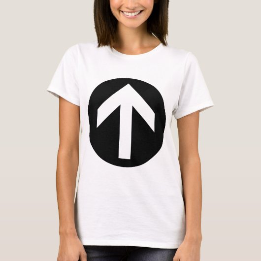 Pfeil-Diskette T-Shirt (Vorderseite)