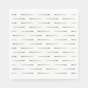 Pfeil durch Herz CUSTOM HINTERGRUNDFARBE Serviette